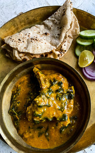 Leftover Methi Mutton Dal or Vegetarian Methi Dal