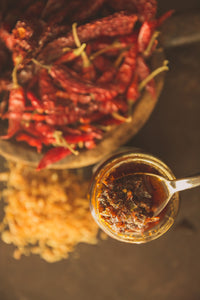 Mangalorean dry prawn Chilli Oil